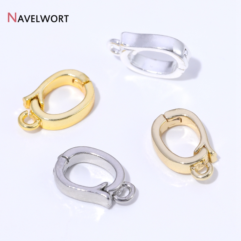 Jewelry Making Material - 14K/18K Gold Plated Brass Metal Hinged