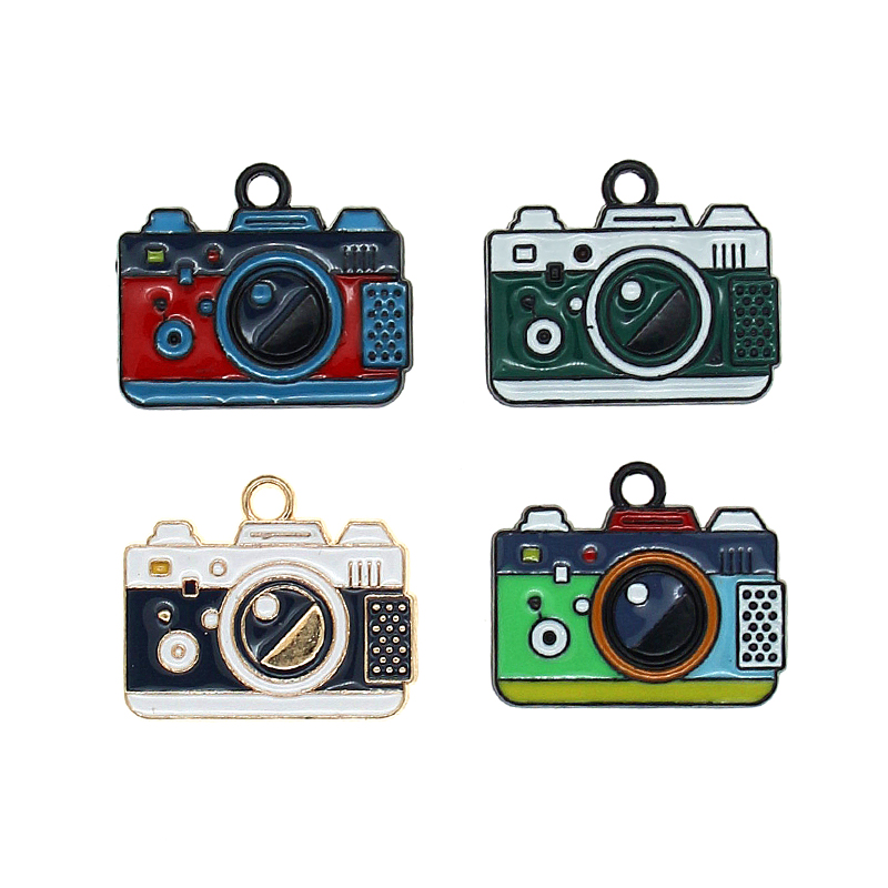Jewelry Making Videos - 10pcs/Lot Retro Video Film Camera Enamel