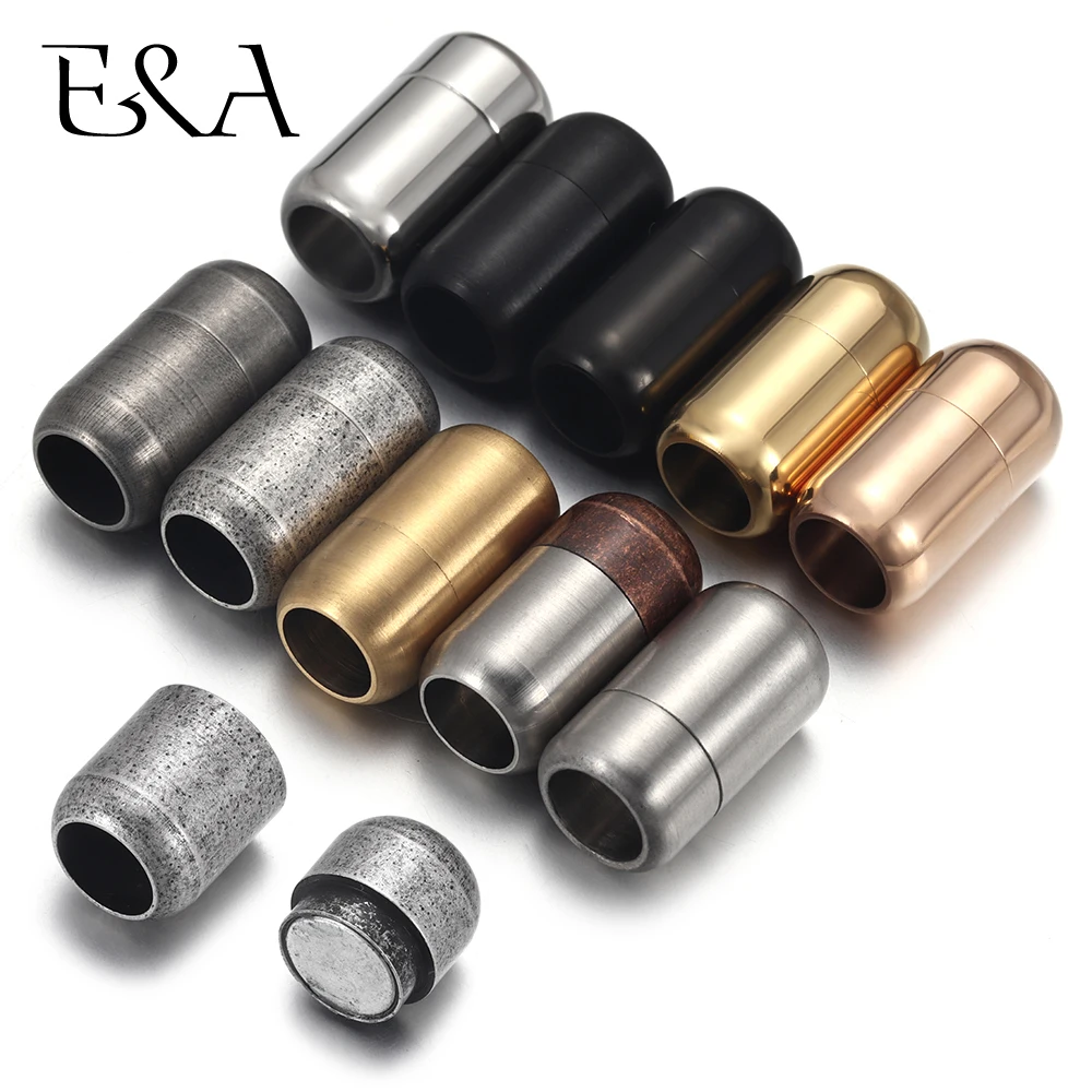 Jewelry Making Material - Stainless Steel 3mm-8mm Round Magnetic Clasps