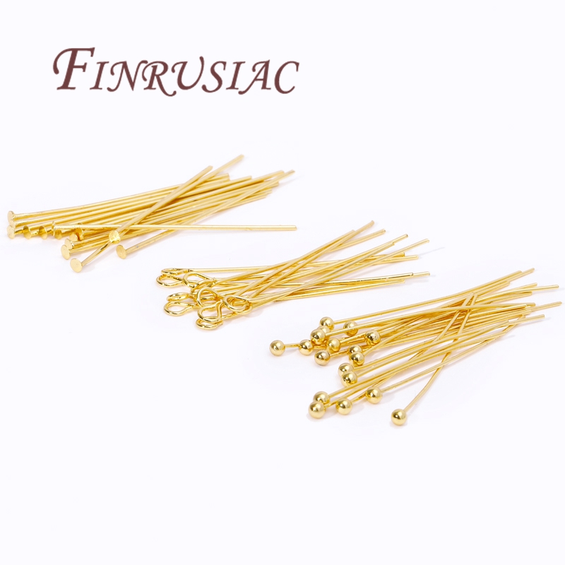Jewelry Making Essentials - 50Pcs 20-50mm Gold Plated Pins For