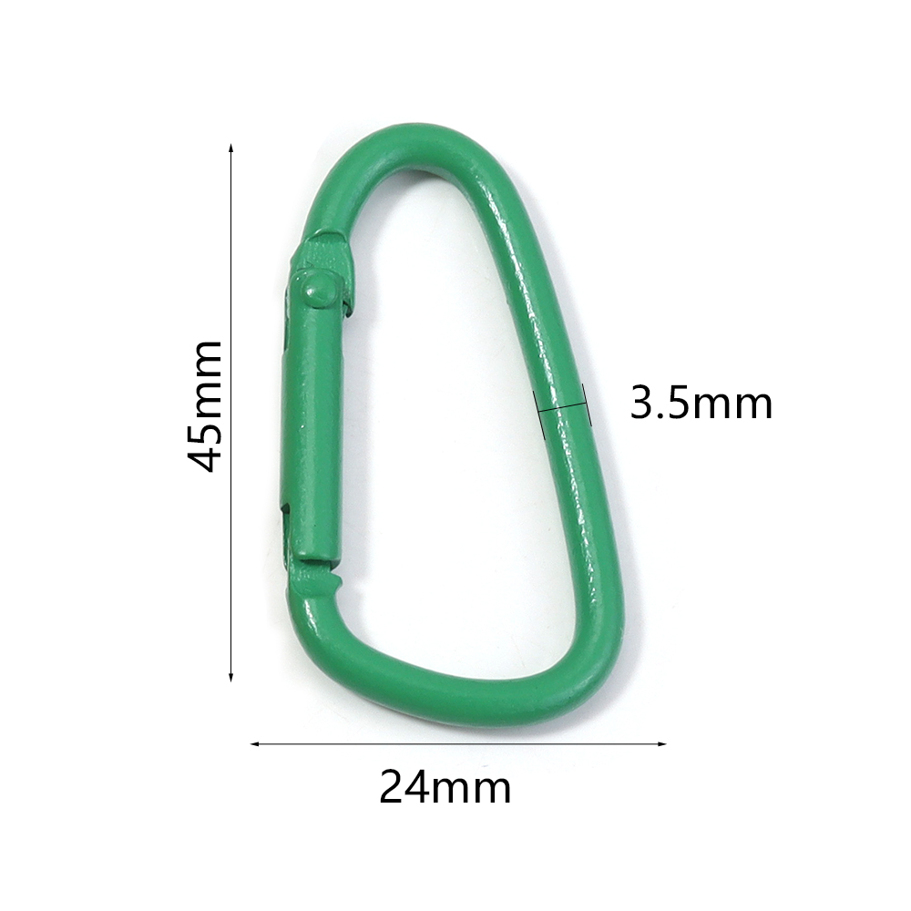 10pcs Colorful Carabiner Clip  - Jewelry Making A Ring 评论和价格