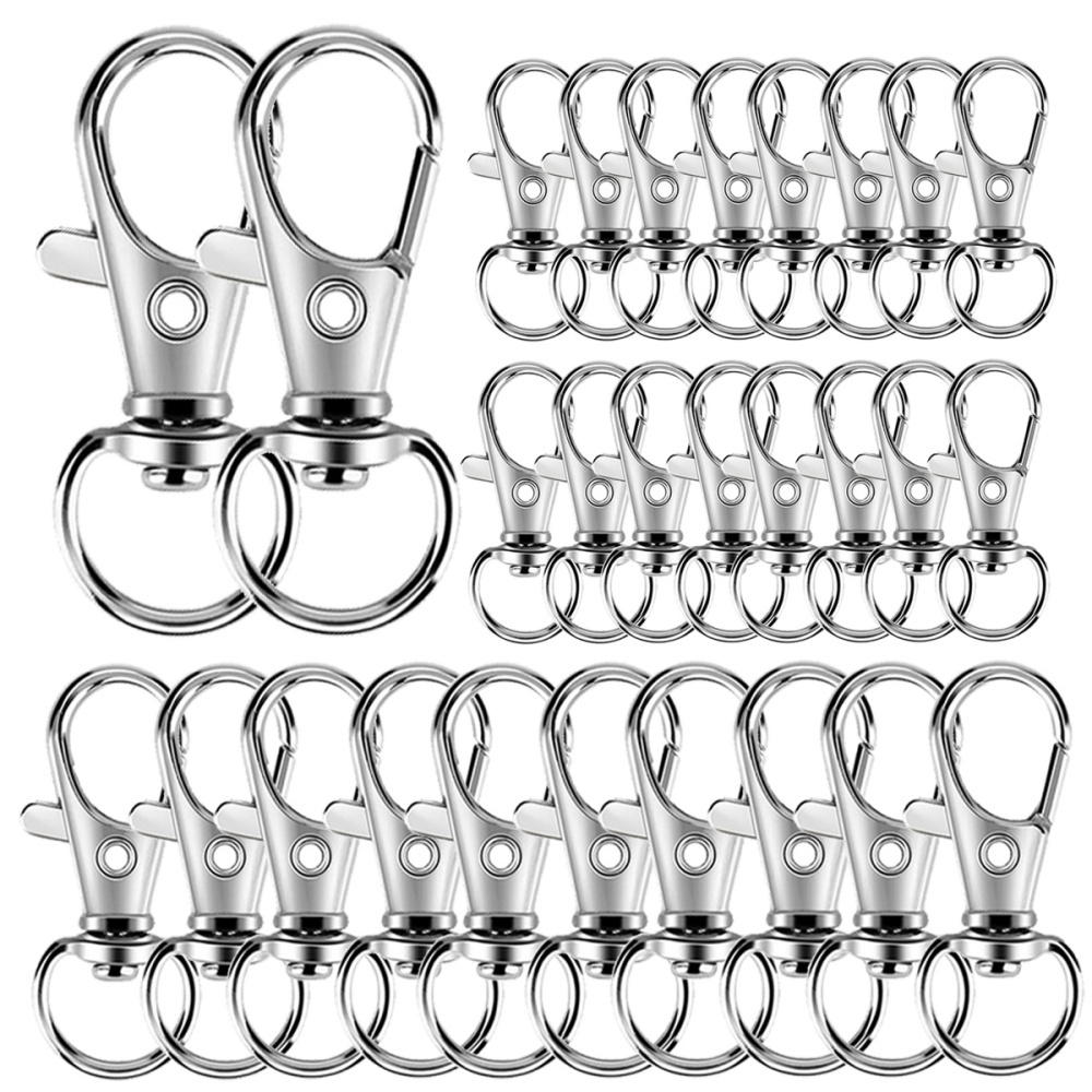 25-200Pcs Metal Swivel Snap Ho - Jewelry Making A Ring 评论和价格