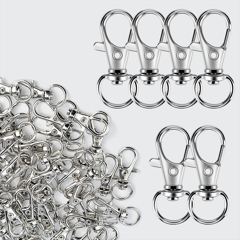 25-200Pcs Metal Swivel Snap Ho - Jewelry Making A Ring 评论和价格