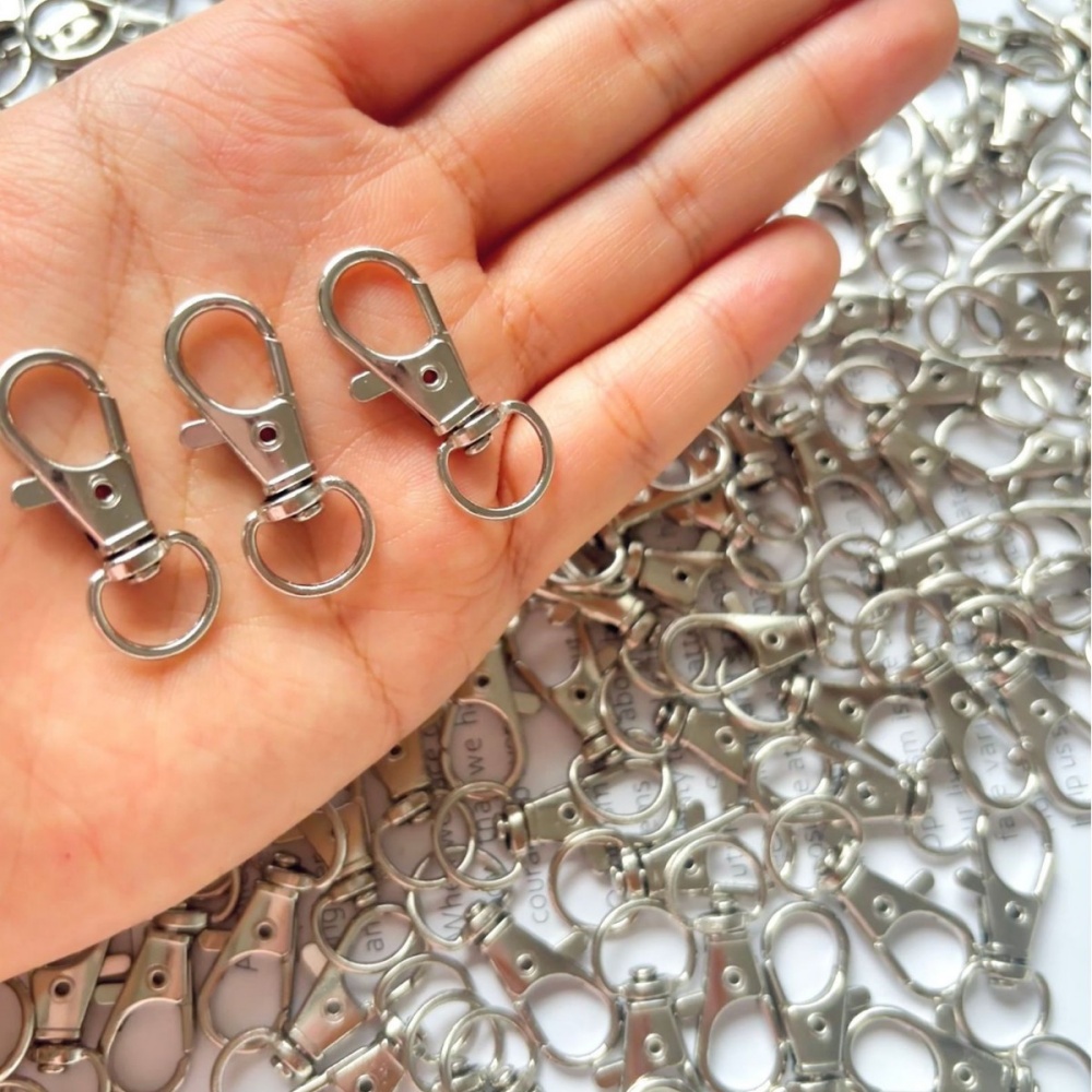 25-200Pcs Metal Swivel Snap Ho - Jewelry Making A Ring 评论和价格