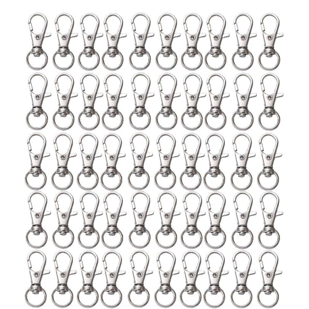 25-200Pcs Metal Swivel Snap Ho - Jewelry Making A Ring 评论和价格