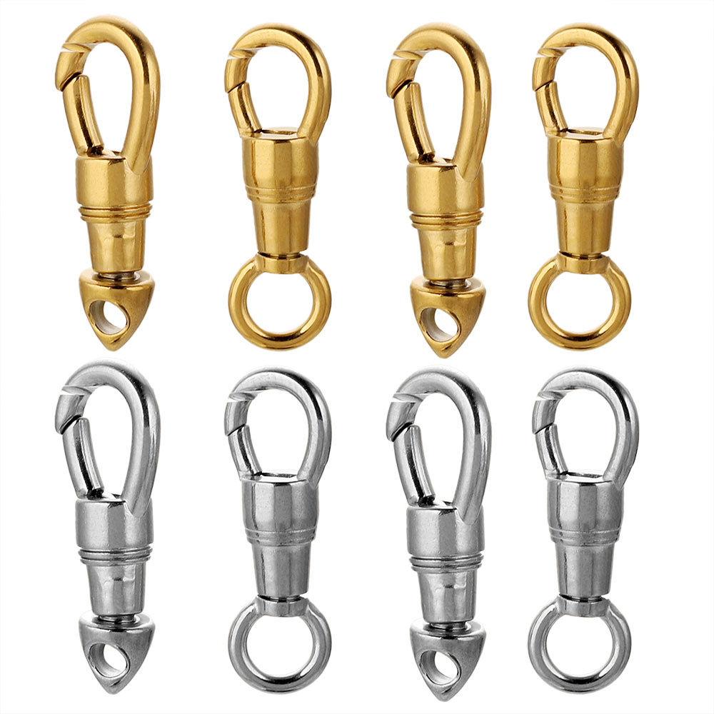 2pcs/lot Stainless Steel Bag K - Jewelry Making Essentials 评论和价格