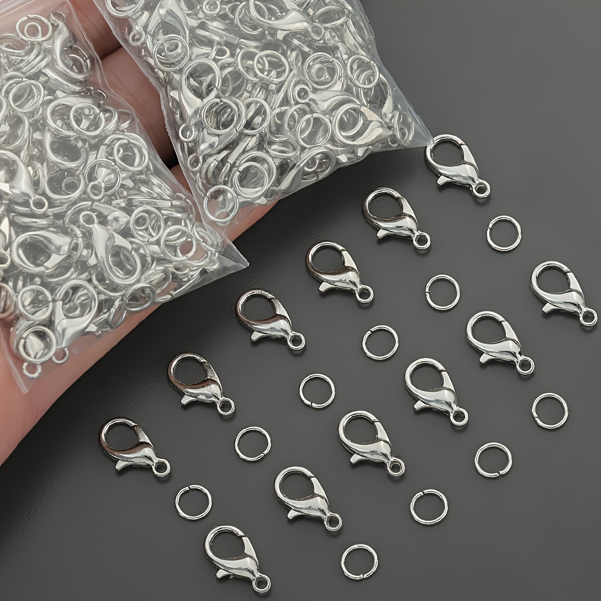 1/2/300pcs Lobster Clasps Open - Jewelry Making Ring Tool 评论和价格