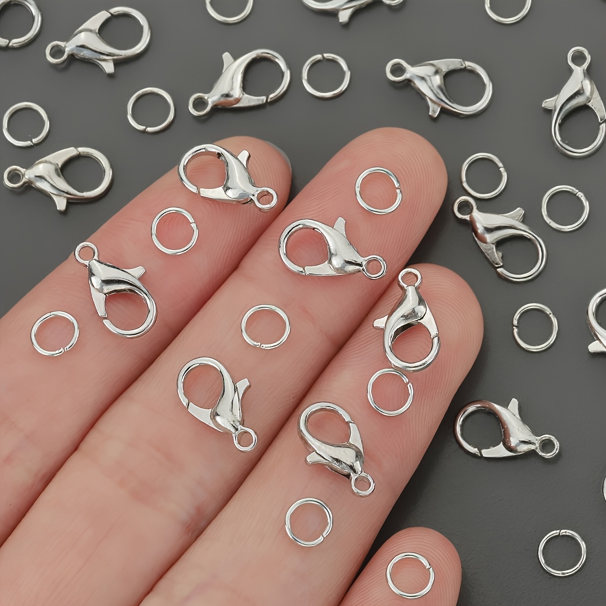 1/2/300pcs Lobster Clasps Open - Jewelry Making Ring Tool 评论和价格