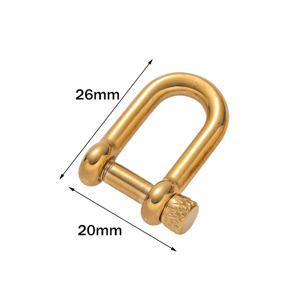 1pcs 304 Stainless Steel D-Rin - Jewelry Making A Ring 评论和价格