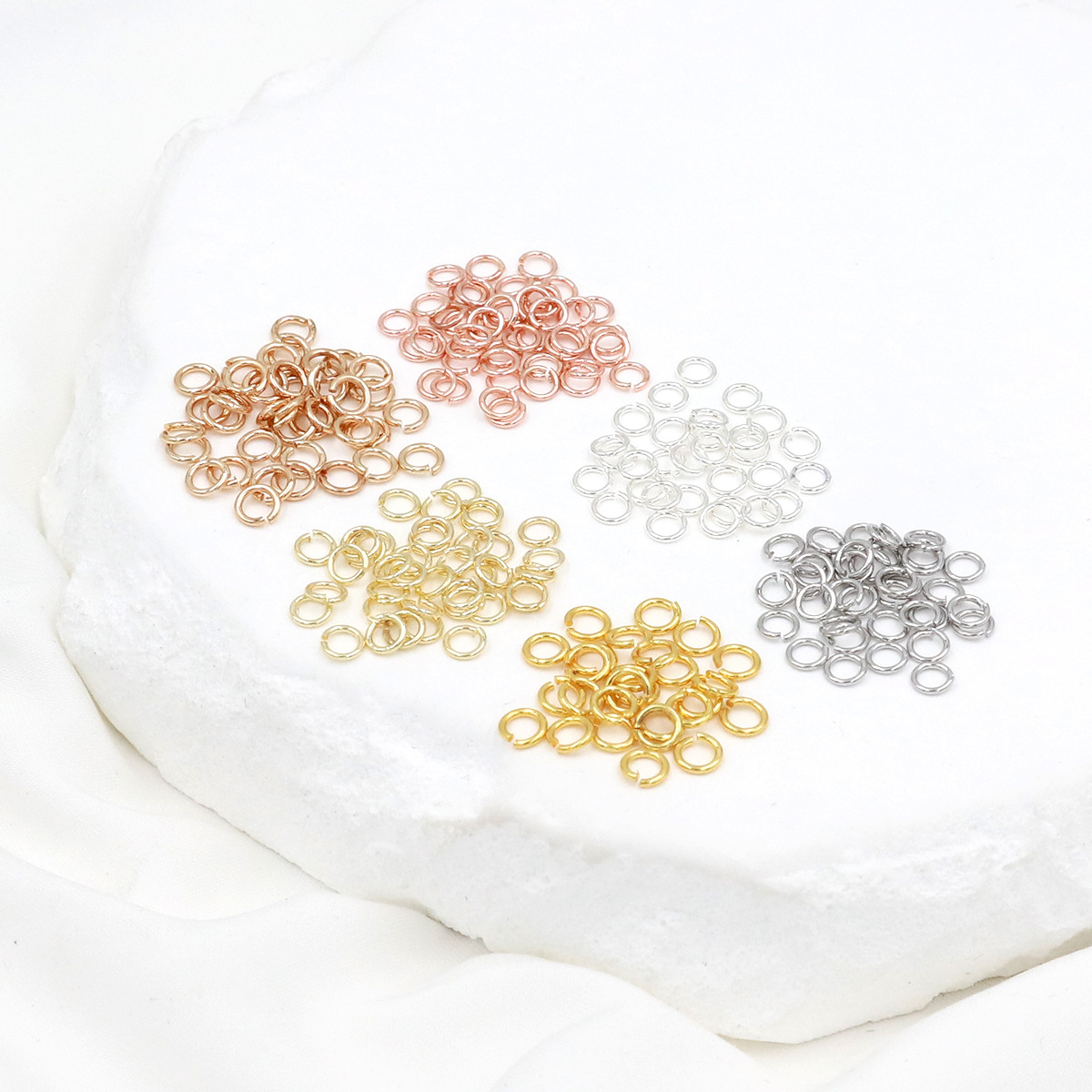 A Pack 925 Silver Open Jump Ri - Jewelry Making Closed Jump Rings 评论和价格