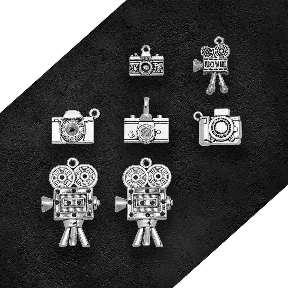 Antique Silver Plated Camera V - Jewelry Making Videos 评论和价格
