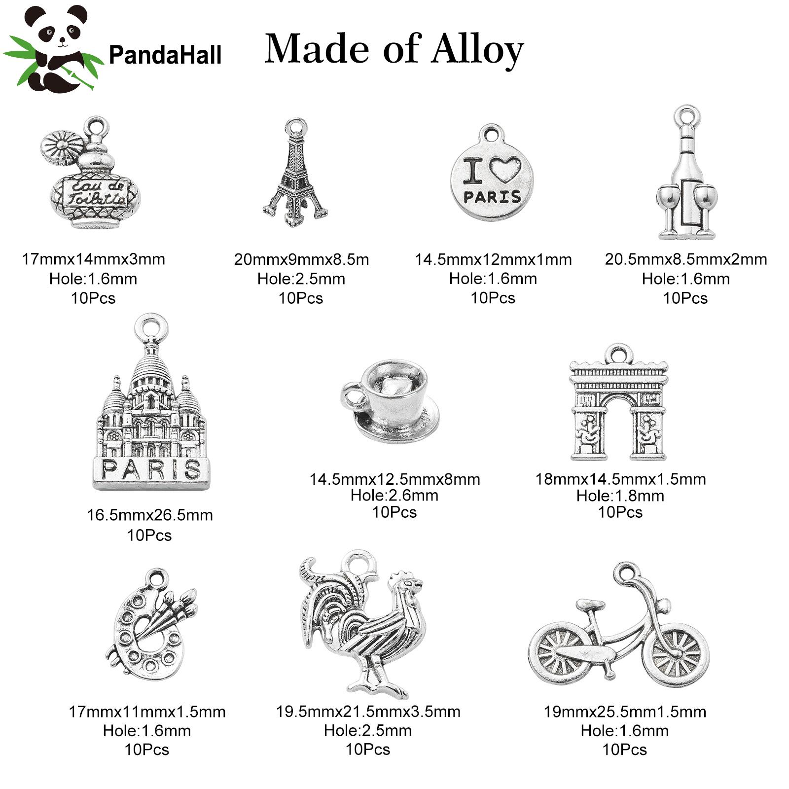 PandaHall 100Pcs 10 Styles Ant - Jewelry Making Paris 评论和价格