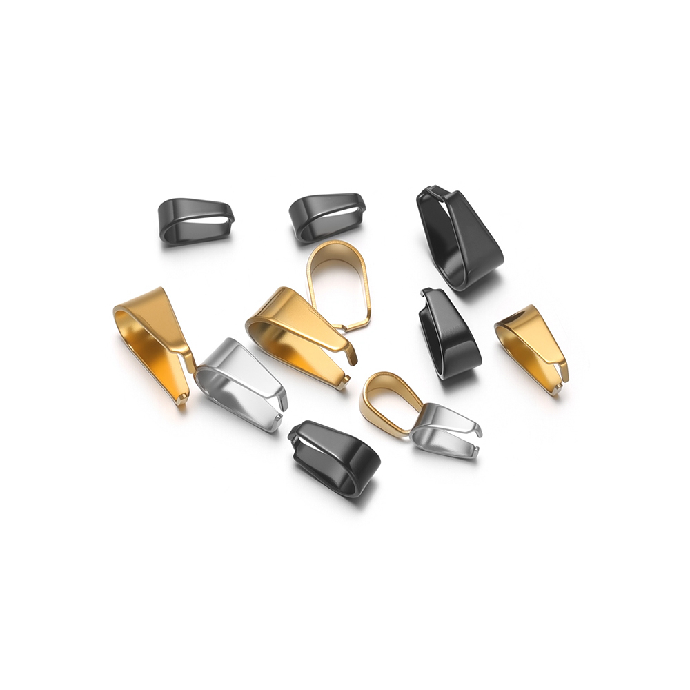 50pcs Stainless Steel Black/Go - Jewelry Making Material 评论和价格