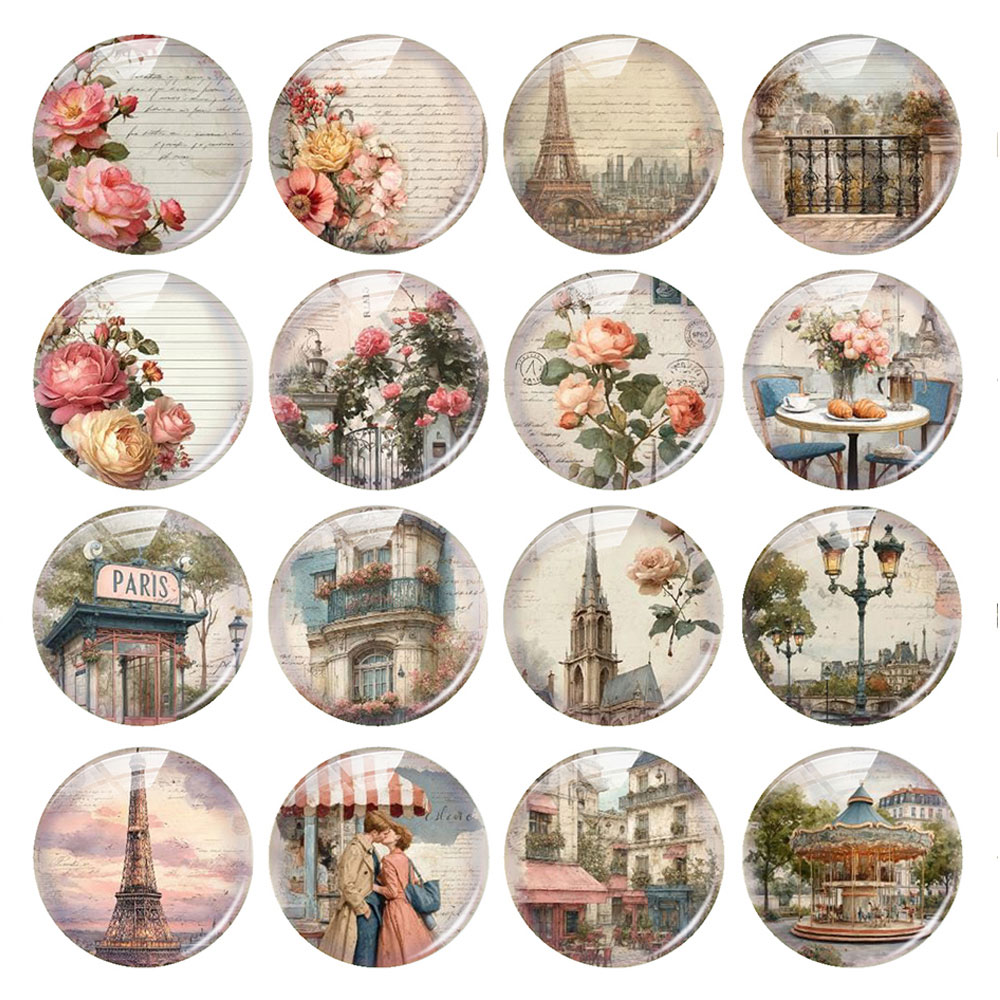 Random Mixed Round/Oval/Square - Jewelry Making Paris 评论和价格