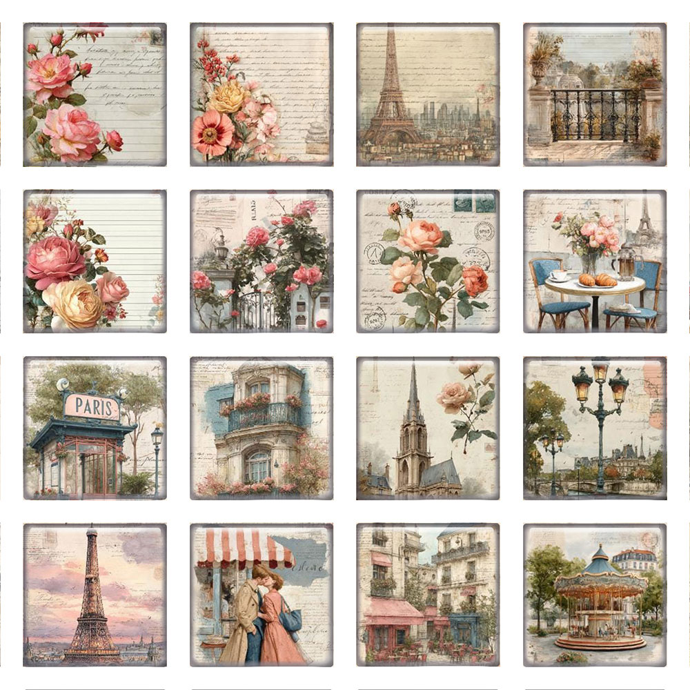Random Mixed Round/Oval/Square - Jewelry Making Paris 评论和价格