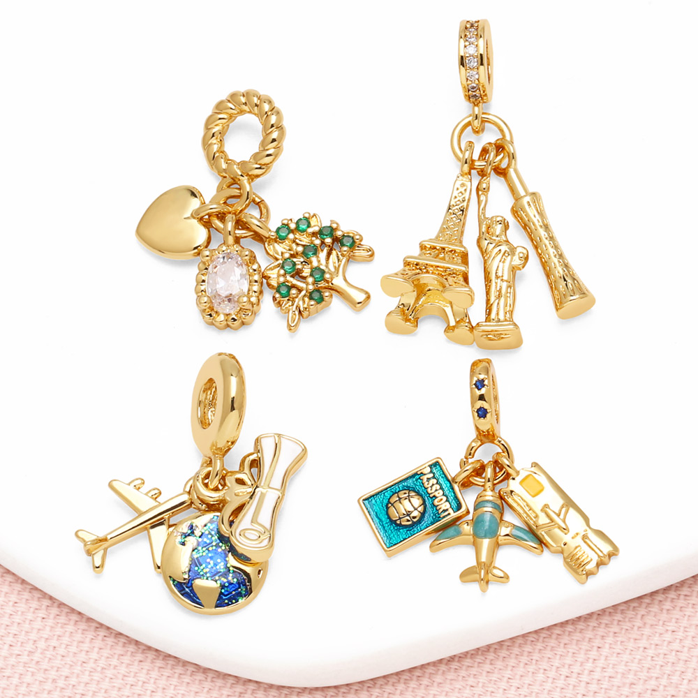 OCESRIO Enamel World Travel Pe - Jewelry Making Paris 评论和价格