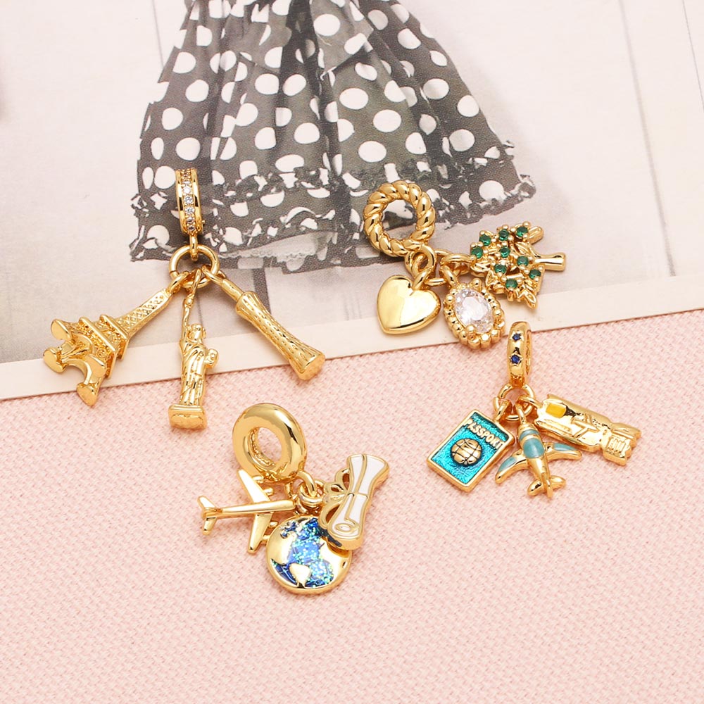 OCESRIO Enamel World Travel Pe - Jewelry Making Paris 评论和价格