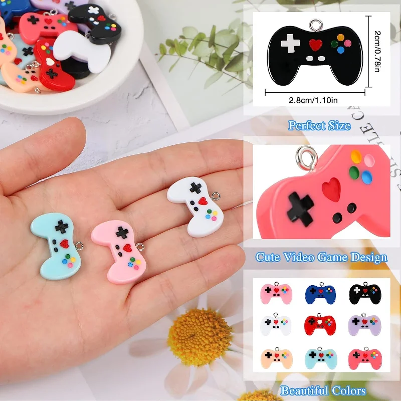 9 Pcs Video Game Controller Ch - Jewelry Making Videos 评论和价格