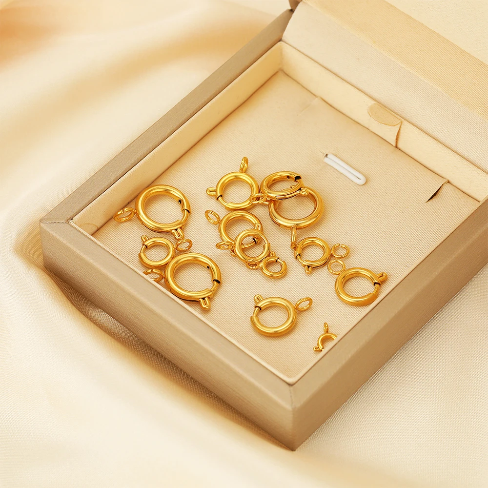 10pcs Stainless Steel Spring R - Jewelry Making Material 评论和价格