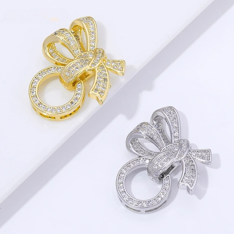 18K Gold Plated Pearl Clasps C - Jewelry Making Ring Tool 评论和价格