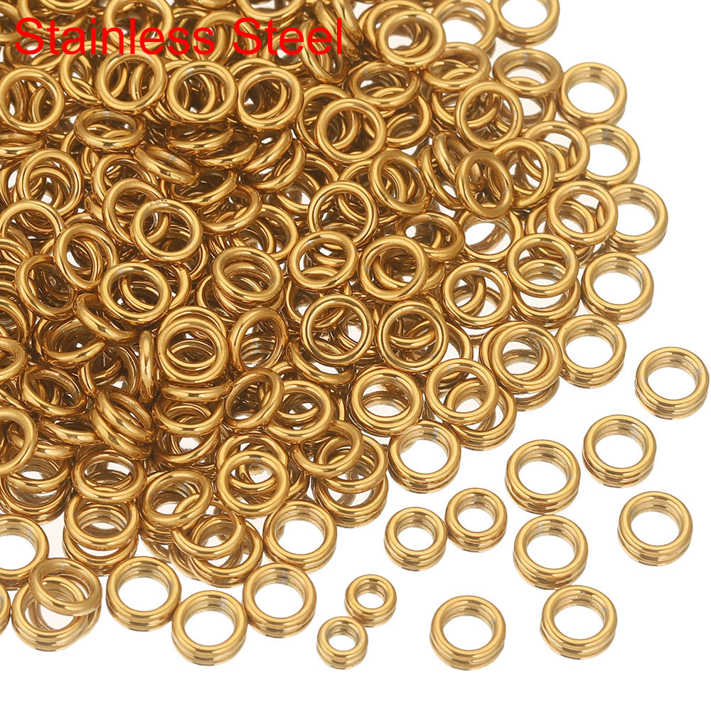 50pcs Stainless Steel Closed J - Jewelry Making Closed Jump Rings 评论和价格