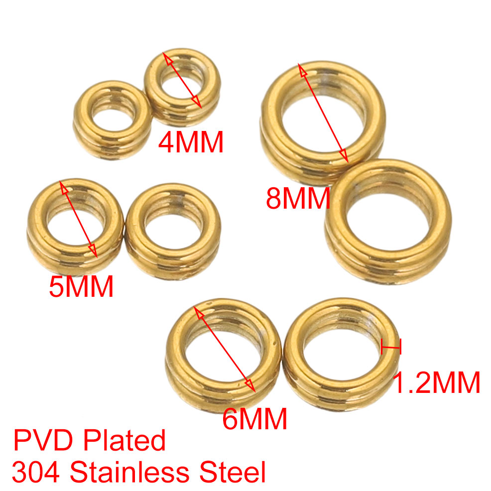 50pcs Stainless Steel Closed J - Jewelry Making Closed Jump Rings 评论和价格