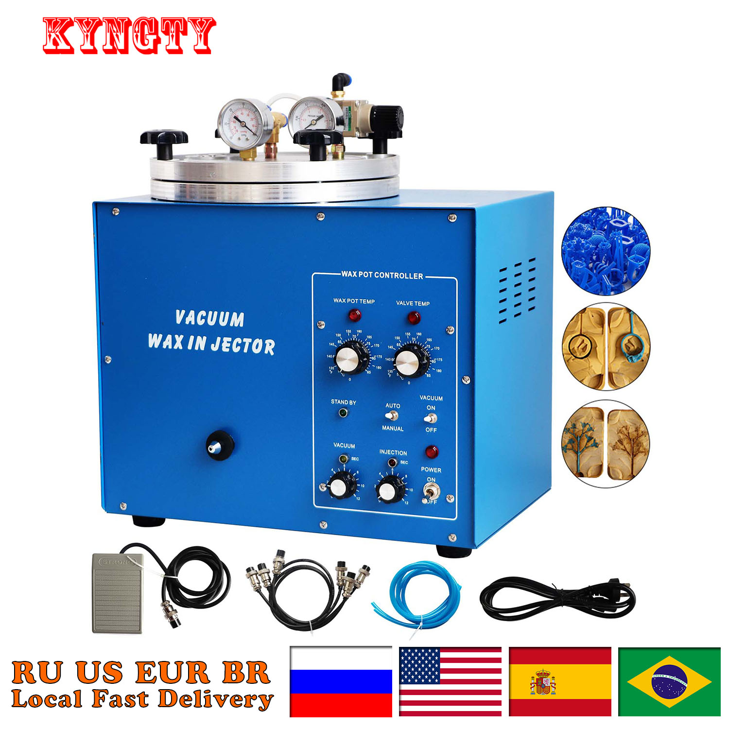 Wax Injector 3KG Tank Wax Inje - Jewelry Making Machines 评论和价格