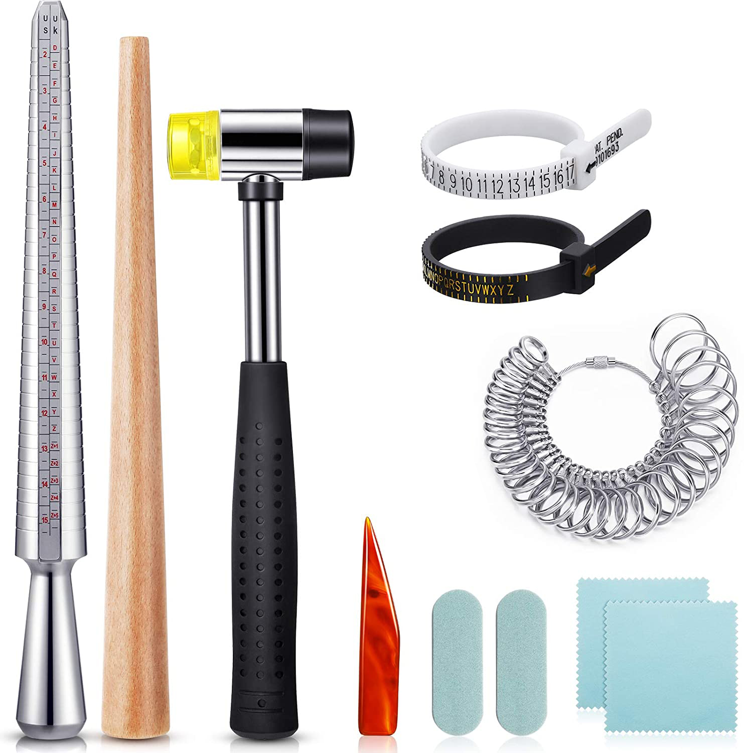 11 Pieces Of US UK Ring Mandre - Jewelry Making Machines 评论和价格