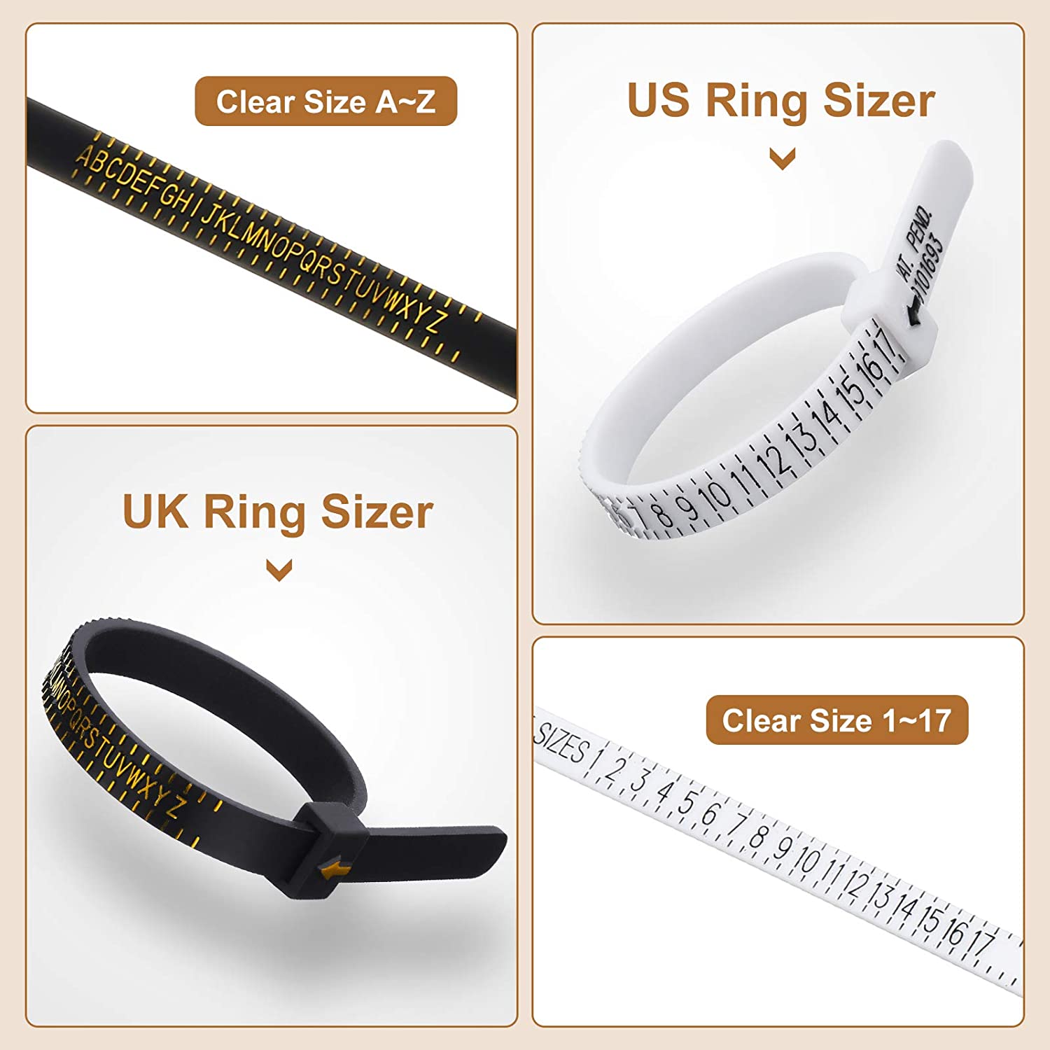 11 Pieces Of US UK Ring Mandre - Jewelry Making Machines 评论和价格