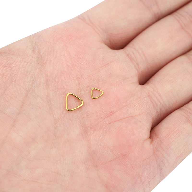 50pcs 5mm 8mm Stainless Steel  - Jewelry Making Closed Jump Rings 评论和价格