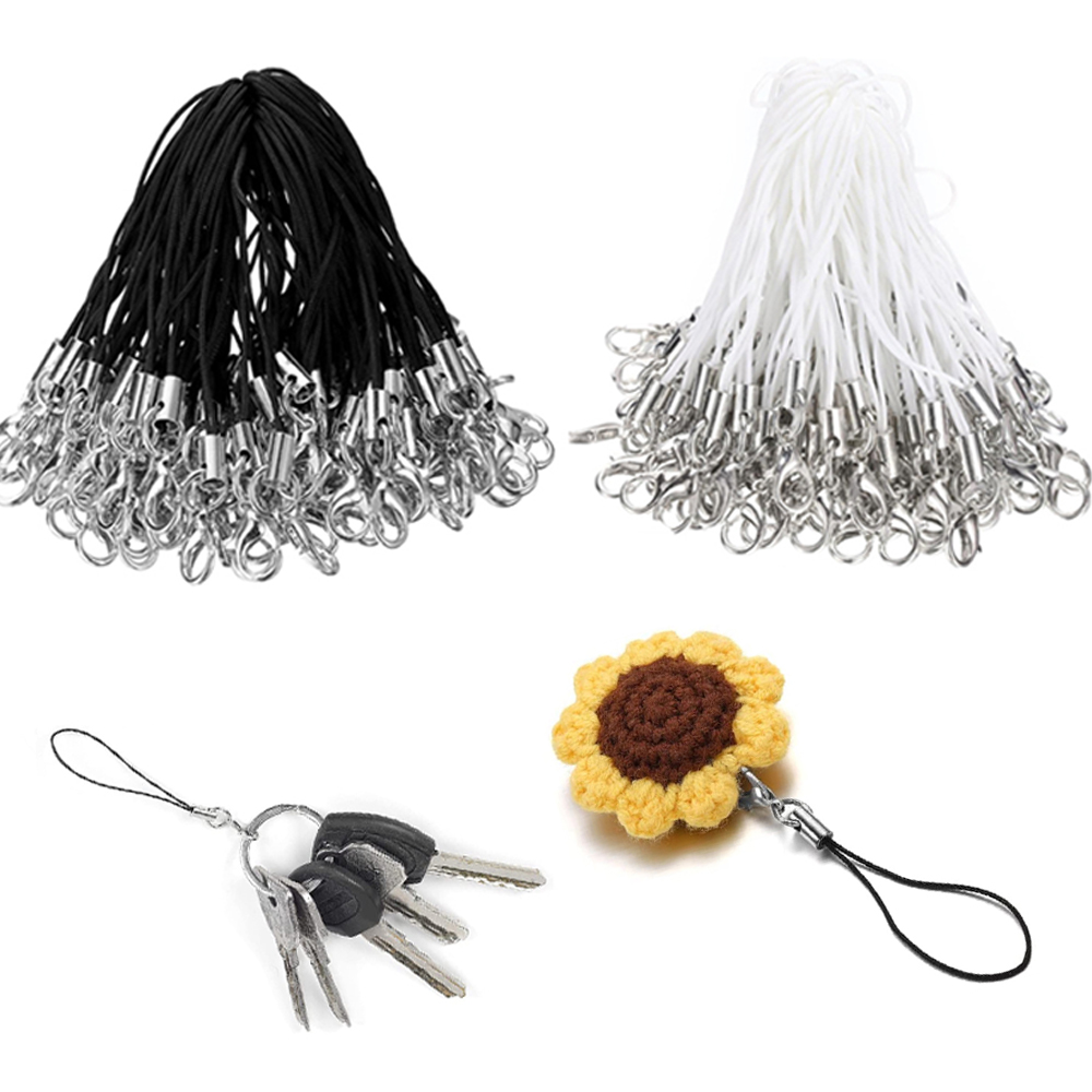 50/100Pcs Black White Strap Ch - Jewelry Making Ring Tool 评论和价格