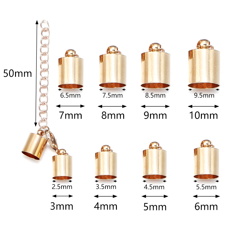 10Sets Leather Cord End Caps W - Jewelry Making Material 评论和价格