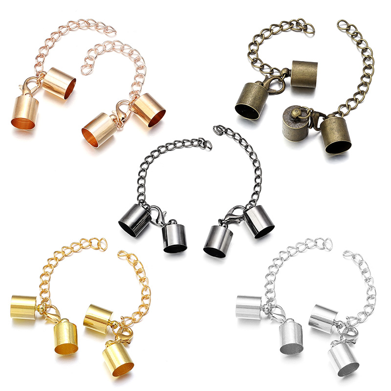 10Sets Leather Cord End Caps W - Jewelry Making Material 评论和价格