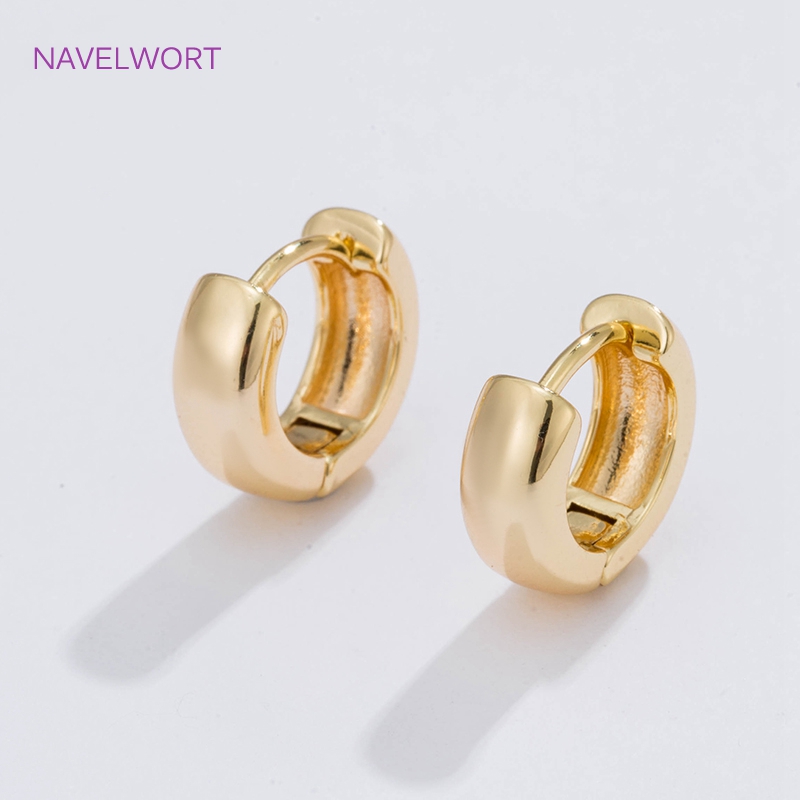 6 Sizes Gold Plated Circle Hoo - Jewelry Making Essentials 评论和价格