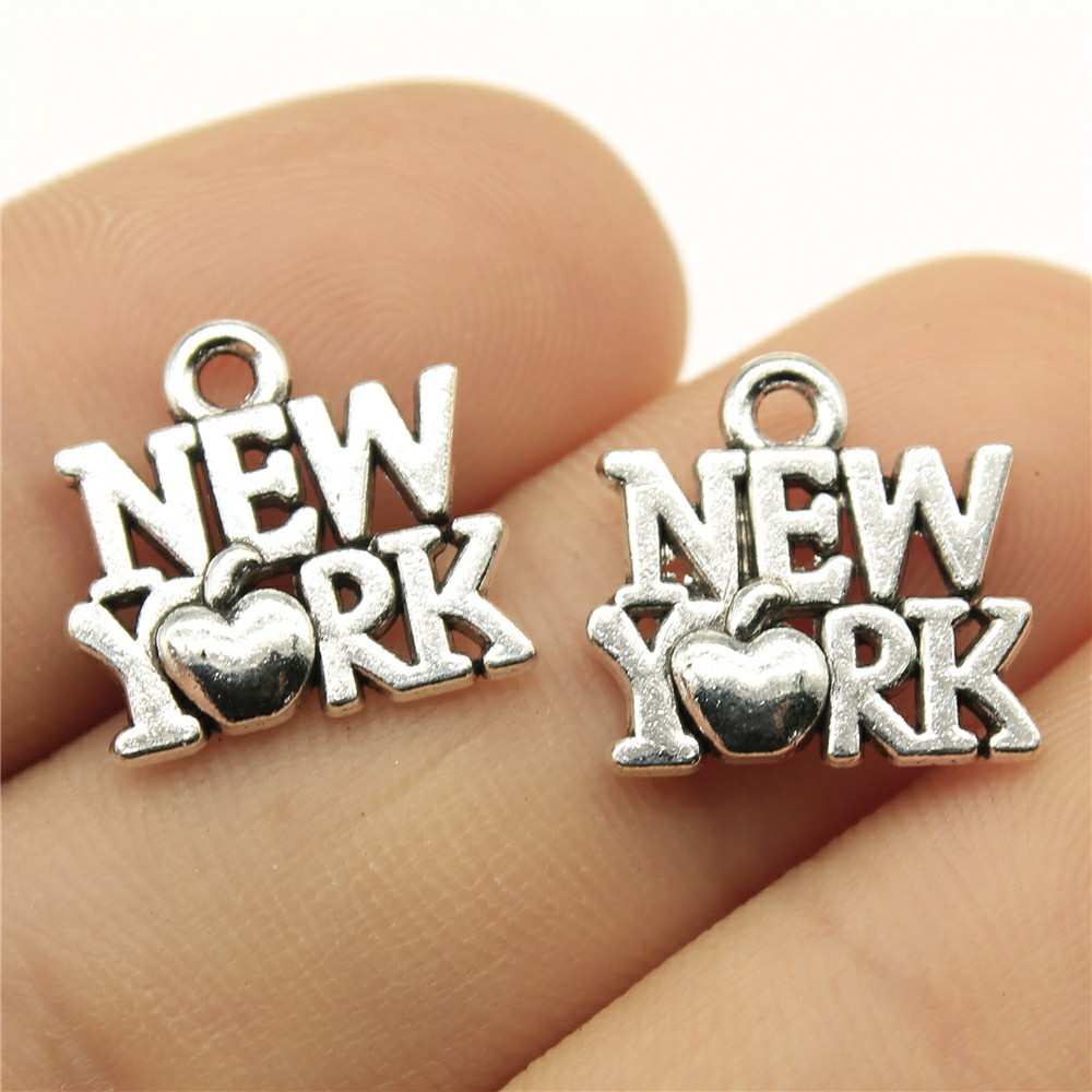 40pcs 15x14mm(0.59x0.55inch) A - Jewelry Making York 评论和价格