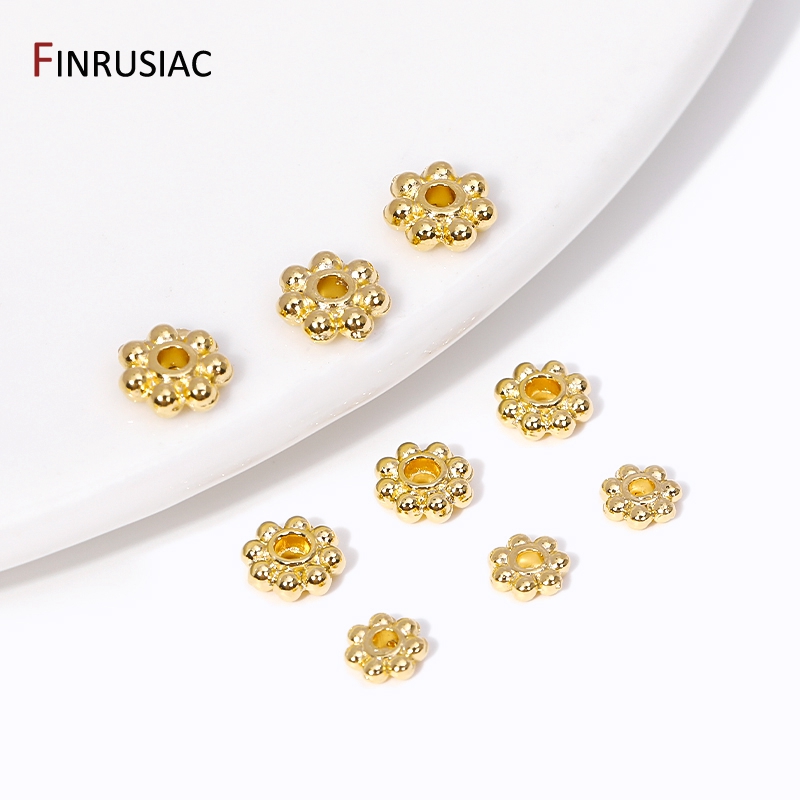 30PCS 4mm/5mm/6mm 14K Real Gol - Jewelry Making Bali 评论和价格