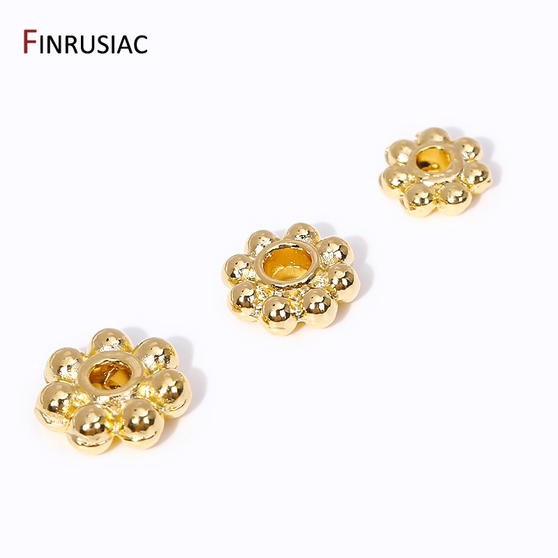 30PCS 4mm/5mm/6mm 14K Real Gol - Jewelry Making Bali 评论和价格