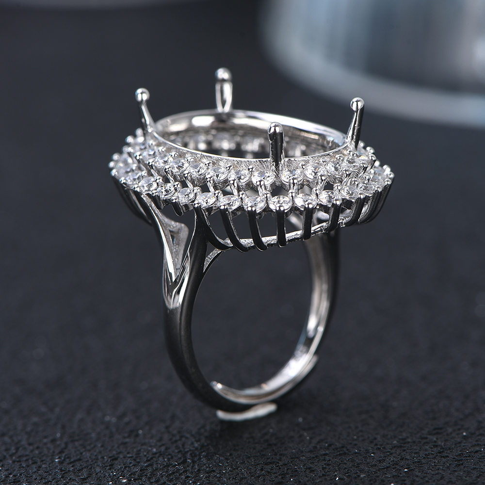13x18mm S925 Sterling Silver R - Jewelry Making Ring Tool 评论和价格