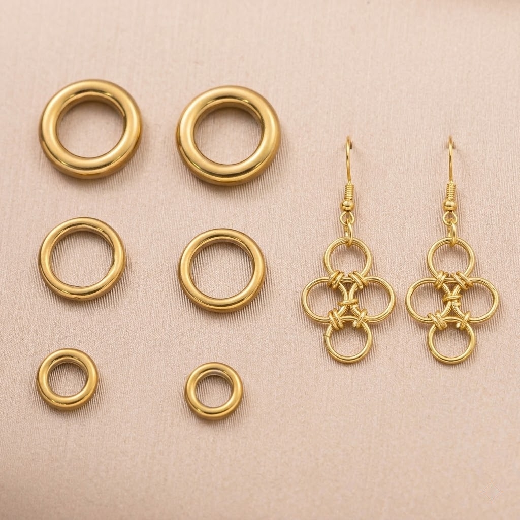 20pcs Stainless Steel Soldered - Jewelry Making Closed Jump Rings 评论和价格