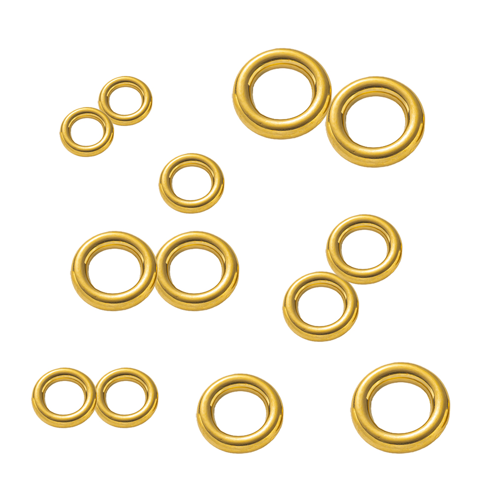 20pcs Stainless Steel Soldered - Jewelry Making Closed Jump Rings 评论和价格