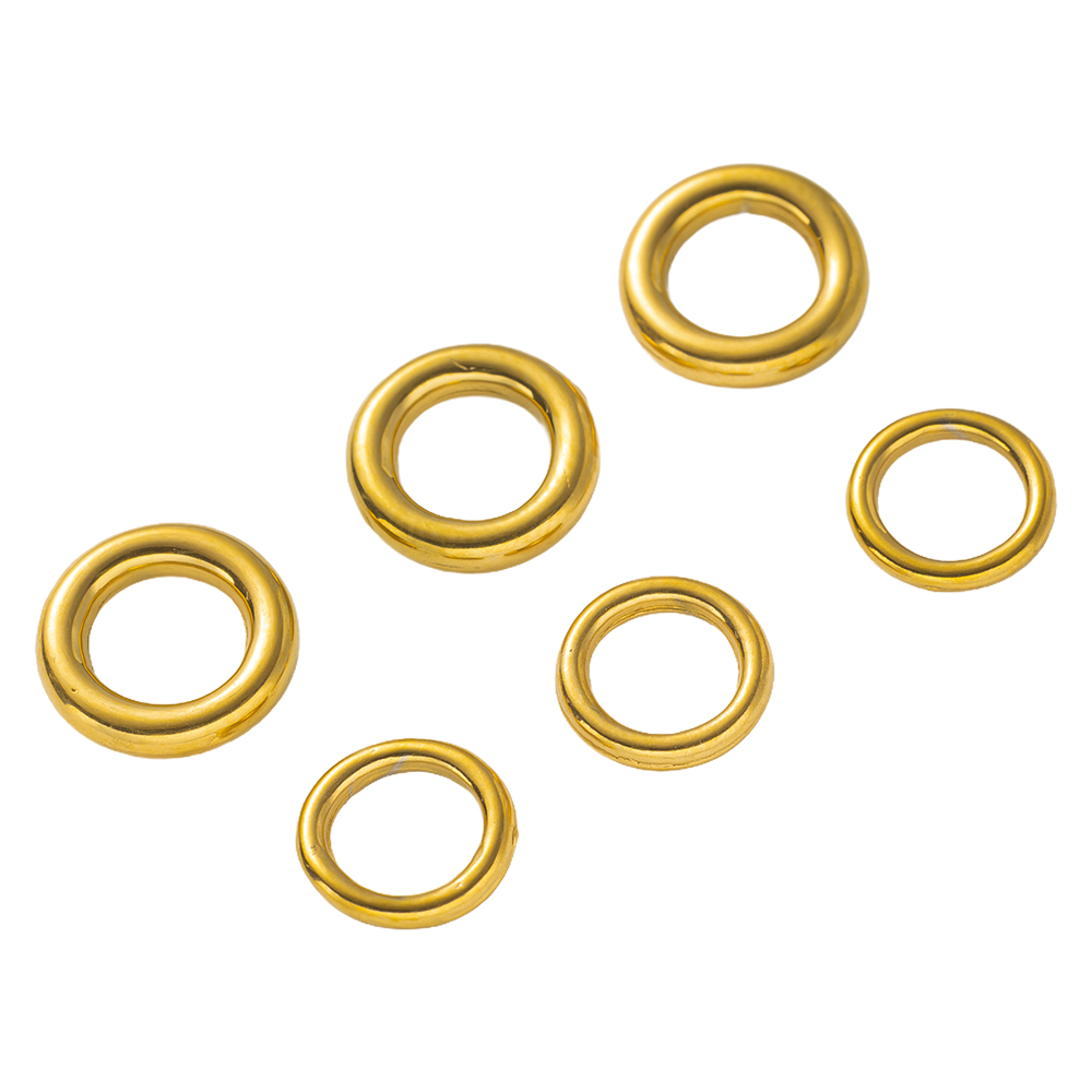 20pcs Stainless Steel Soldered - Jewelry Making Closed Jump Rings 评论和价格