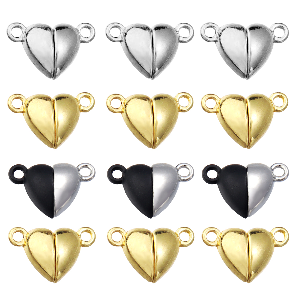 5pcs/Lot Alloy Love Heart Shap - Jewelry Making Material 评论和价格