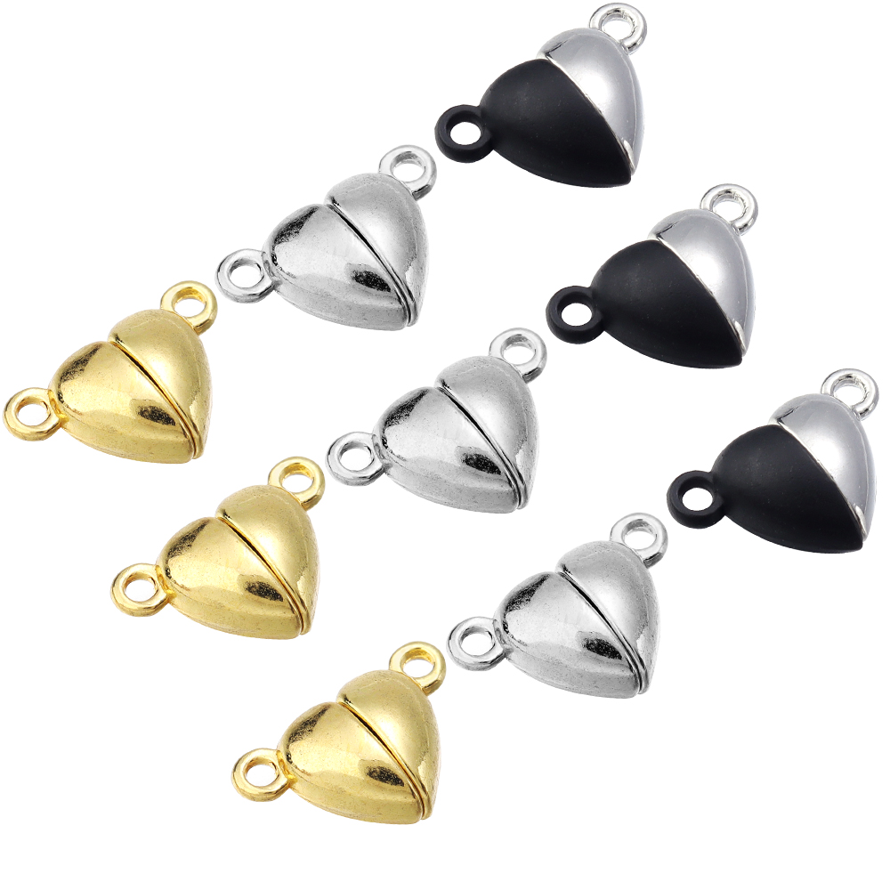 5pcs/Lot Alloy Love Heart Shap - Jewelry Making Material 评论和价格