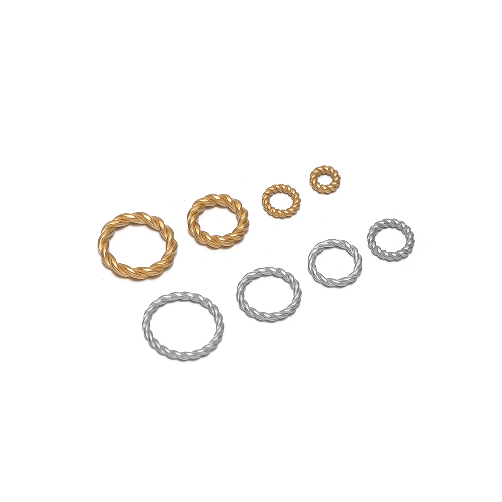 20-50pcs 18K Gold Stainless St - Jewelry Making Closed Jump Rings 评论和价格