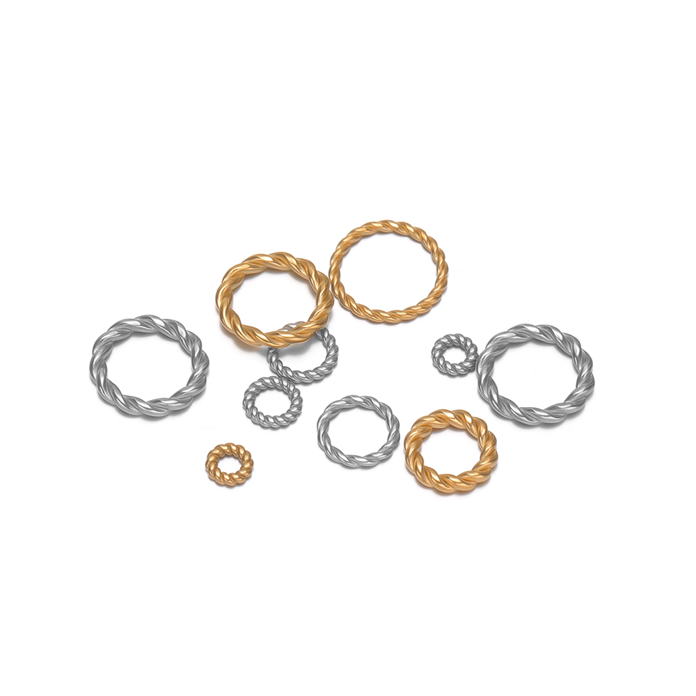 20-50pcs 18K Gold Stainless St - Jewelry Making Closed Jump Rings 评论和价格