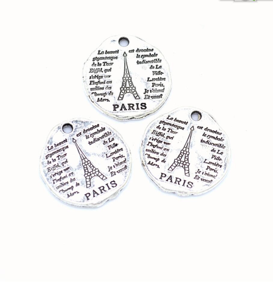5pcs Charms Paris Eiffel Tower - Jewelry Making Paris 评论和价格