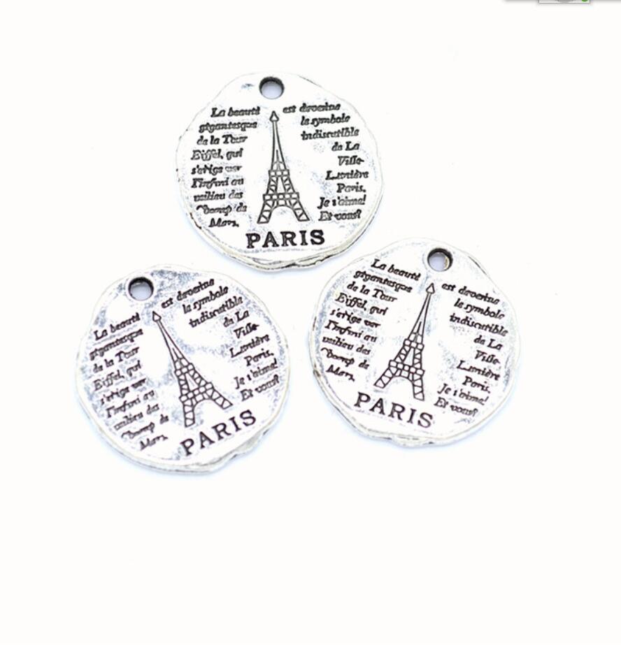 5pcs Charms Paris Eiffel Tower - Jewelry Making Paris 评论和价格