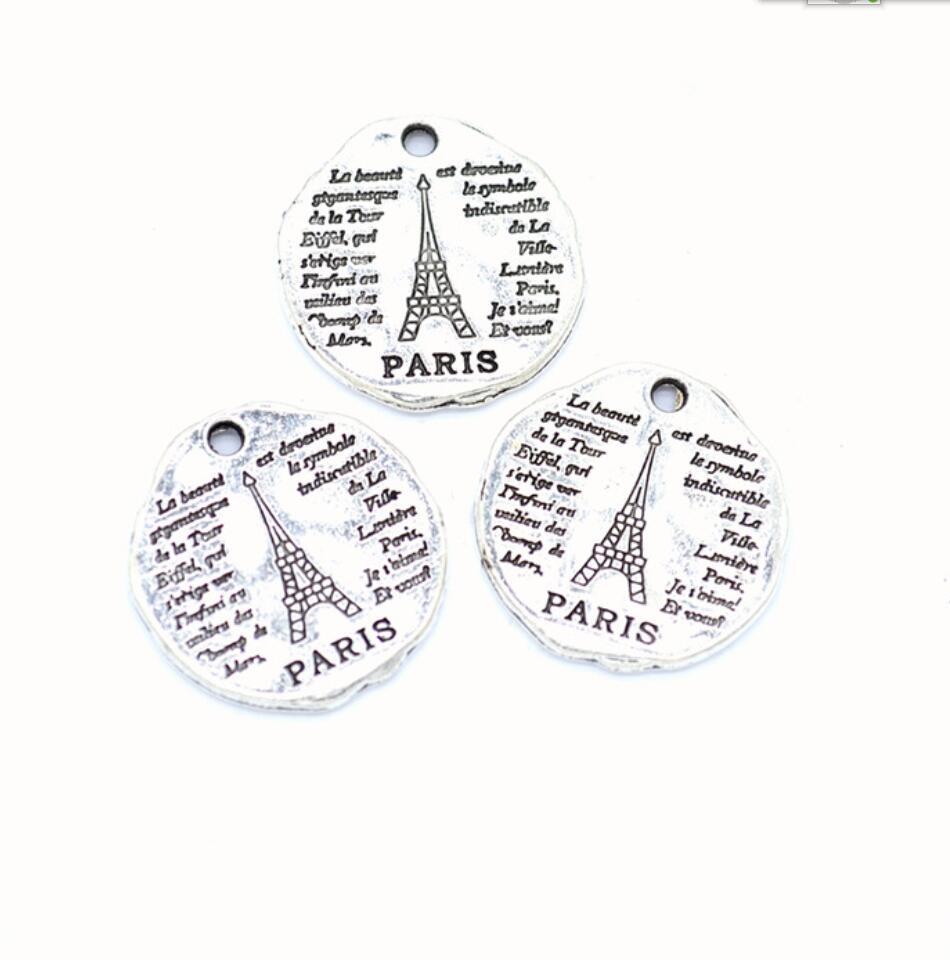 5pcs Charms Paris Eiffel Tower - Jewelry Making Paris 评论和价格
