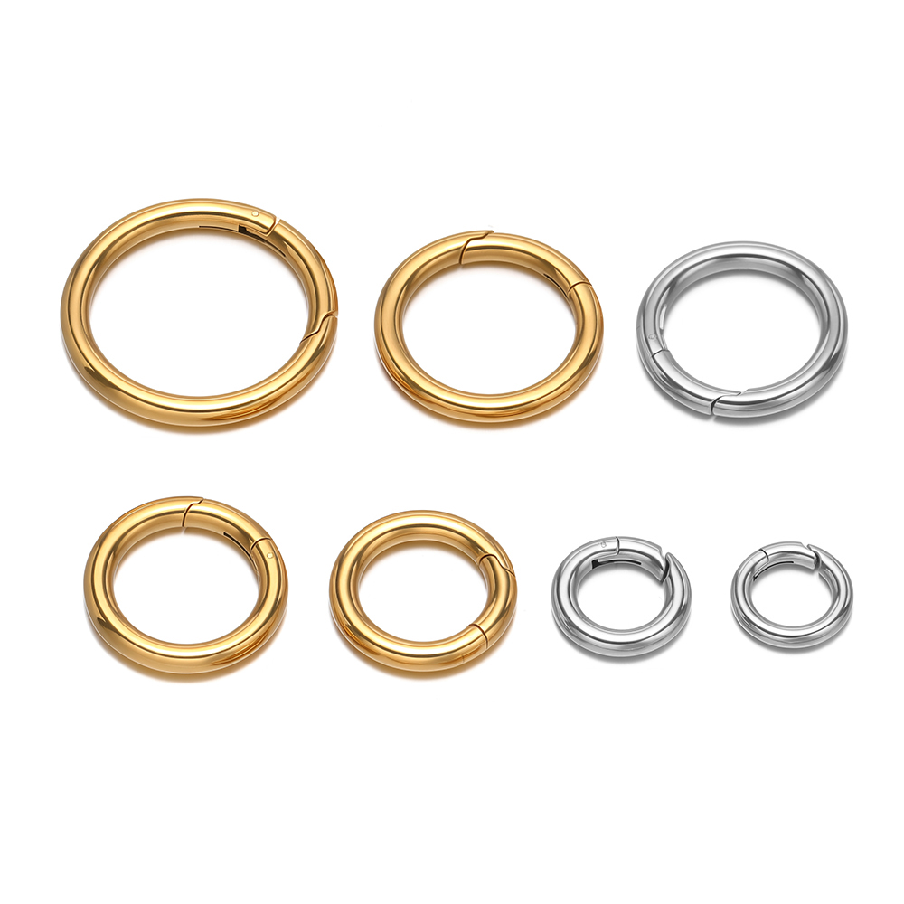2Pcs/Lot Round Spring Clasps S - Jewelry Making Material 评论和价格