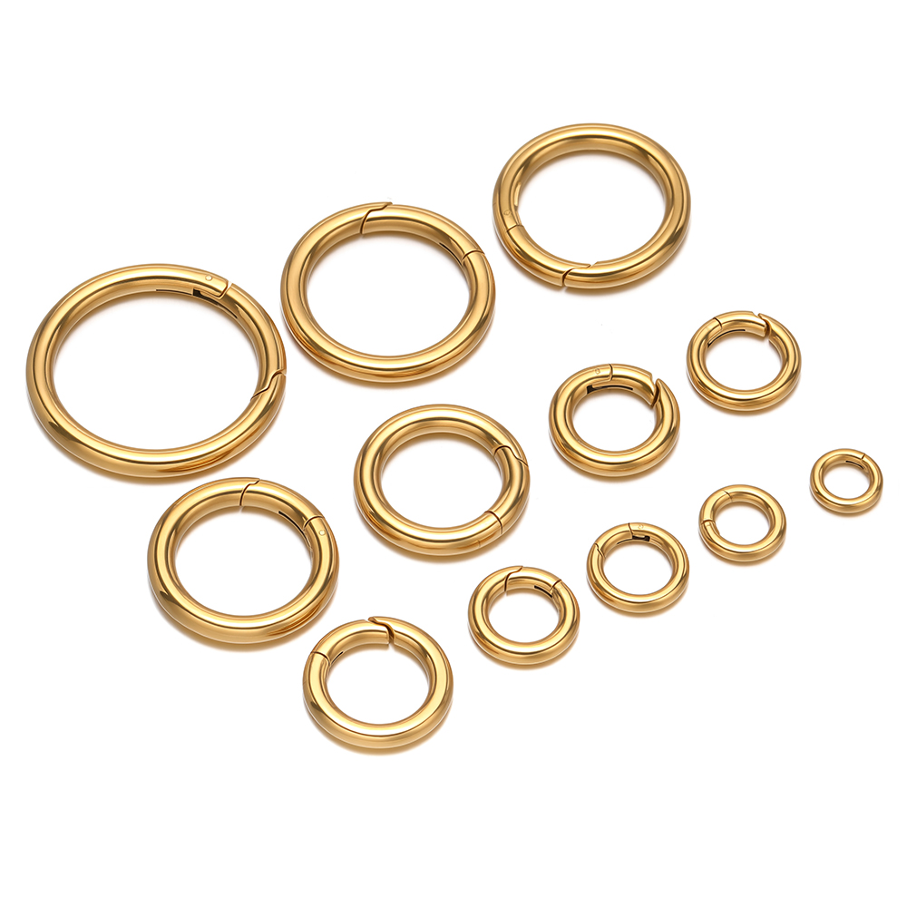 2Pcs/Lot Round Spring Clasps S - Jewelry Making Material 评论和价格